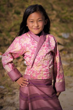 Young lady wearing "kira"