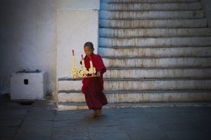 Monk in Paro dzong