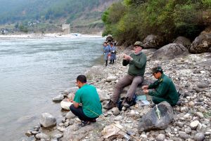 Fishing in Bhutan