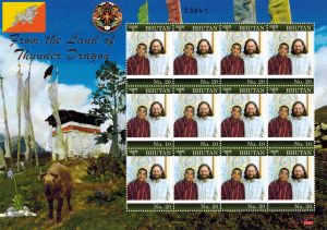 Stamps with your own portrait, here with Firefox Tours executives